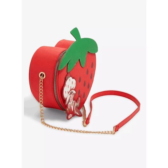 Bioworld Strawberry Shortcake Figural Crossbody Bag - Picture 2 of 4